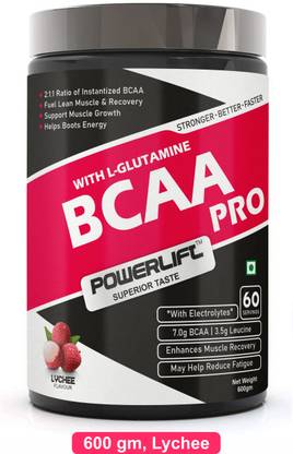 POWERLIFT BCAA Pro With Electrolyte, Reducing Muscle Breakdown & Muscle Recovery BCAA