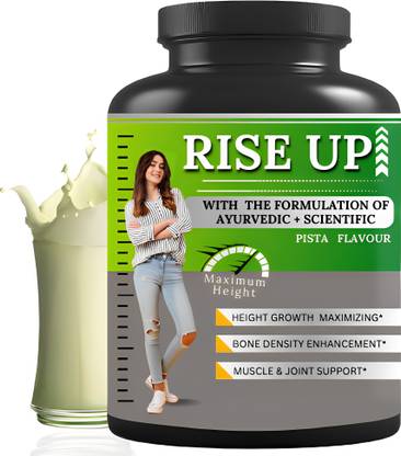 DIVYA SHAKTI AYURVEDA RISE UP - Help in Height Increase & Bones Growth with Growth Support Supplement Whey Protein