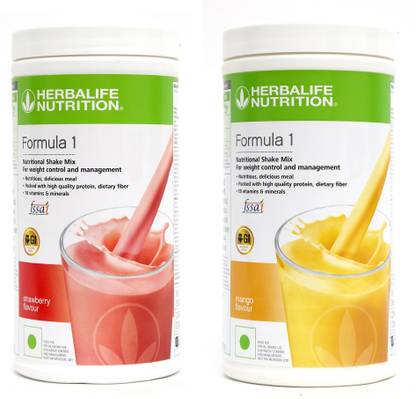 Herbalife Nutrition FORMULA 1 STRAWBERRY & MANGO 2 PIECES Protein Shake