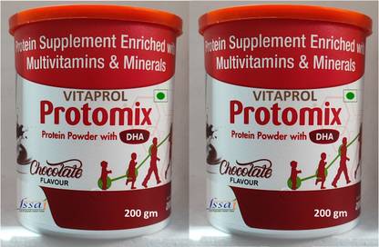 VITAPROL Protomix DHA Protein Powder For Nutrition Stamina Energy Weight Muscle Growth Protein Blends