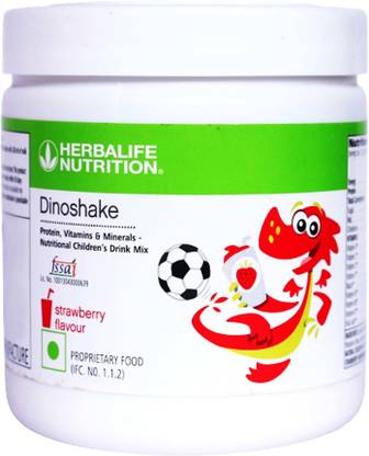 Herbalife Dinoshake Kids Drink Strawberry Flavor Protein Shake Plant-Based Protein
