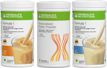 HERBALIFE Formula 1 Nutrition Shake Mix - Orange And Protein 400 g For Weight Loss Protein Shake