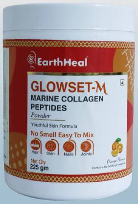 EarthHeal Glowset-M Marin Collagen Peptides Powder EAA (Essential Amino Acids)
