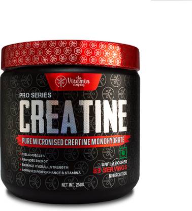The Vitamin Company Creatine Monohydrate 83 Servings, Boosts Athletic Performance | Fuels Muscles, Creatine