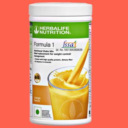 HERBALIFE 441Formula 1 Mix mango Nutritional Shake, 500g (White) Nutrition Bars