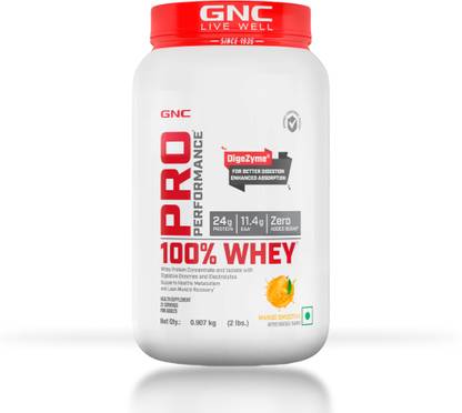 GNC Pro Performance 100% Whey Protein Powder Whey Protein