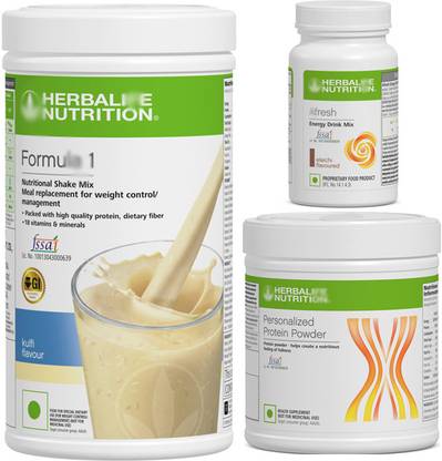 HERBALIFE Formula 1 shake miix Kulfi ,protein powder and Afresh Elaichi Protein Blends