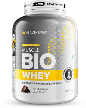 HEALTHFARM Muscle Bio Whey|Grass Fed Protein| Improved Protien Absorption Whey Protein