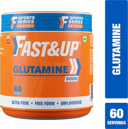 FAST&UP L-Glutamine Post Workout Recovery Supplement For Muscle Growth&Recovery-60Serving Glutamine