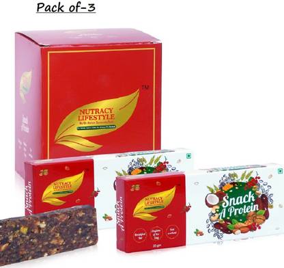NUTRACY LIFESTYLE Protein Energy bar(30 PROTEIN BAR)1050 (30*35 g) Protein Bars