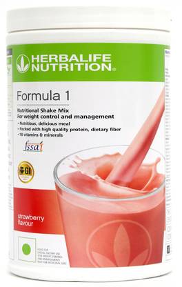 HERBALIFE Formula 1 Shake Strawberry Flavor For Weight Loss Protein Shake