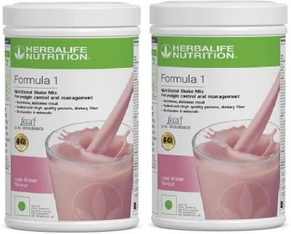 HERBALIFE Formula 1 Nutrition Shake Mix for Weight Management(Pack of 2) Plant-Based Protein