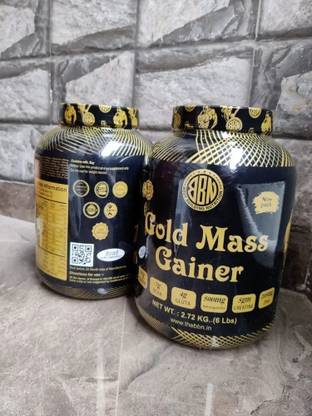 bbn Building Nutrition Gold Mass Gainer (6lbs, 2.72kg, Chocolate Flavor) Weight Gainers/Mass Gainers