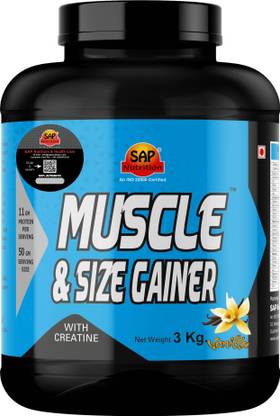 SAP Nutrition Muscle & Size gainer high protein Weight Gainers/Mass Gainers