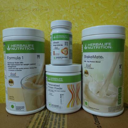 HERBALIFE WEIGHT LOSS F1 VANILLA SHAKE SHAKEMATE PROTEIN POWDER 200GM AFRESH CINNAMON Protein Bars