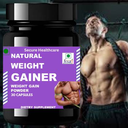 Secure Healthcare Natural Weight Gainer , protein , weight gainer capsules for women & man Plant-Based Protein
