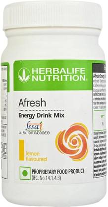 HERBALIFE Afresh Energy Drink Mix - 50 g (Lemon) LEMON Powder