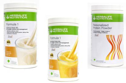 HERBALIFE Formula 1 Shake Banana & Mango Flavor With Protein Powder 400 Gram Protein Shake
