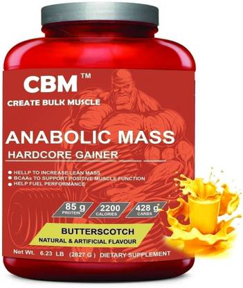 CBM ANABOLIC MASS HARDCORE GAINER BULK MASS PROTEIN WEIGHT GAINER Weight Gainers/Mass Gainers