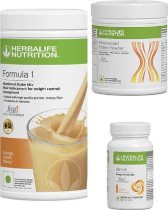 Herbalife Nutrition F1 SHAKE Orange , PP Powder 200 G , Afresh - Peach Protein Shake