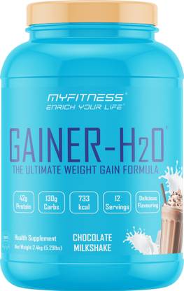 MYFITNESS GAINER-H2O | The Ultimate Weight Gain Formula | 42g of Protein | Weight Gainers/Mass Gainers