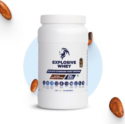 EXPLOSIVE WHEY Athlete Standard (30 Servings) | By Kedar Jadhav Whey Protein