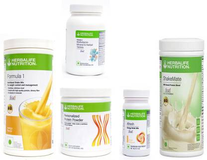 HERBALIFE FORMULA1MANGO 500 PROTIEN 200 AFRESH ENERGY DRINK GINGER 50 SHAKEMATE 500 F 2 Protein Shake