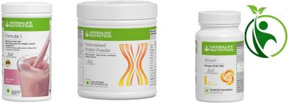 HERBALIFE formula one shake rose kheer protien 200gm with afresh lemon flavour Protein Shake