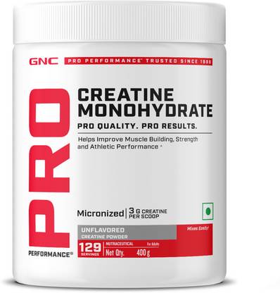 GNC Pro Performance Creatine Monohydrate (400gms) Creatine