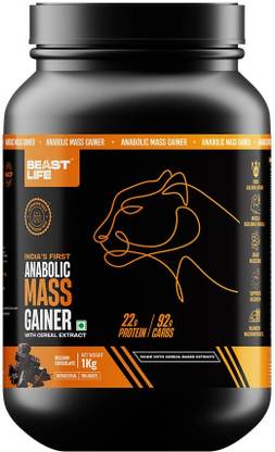 BeastLife High Protein Gainer - No Maltodextrin Weight Gainers/Mass Gainers