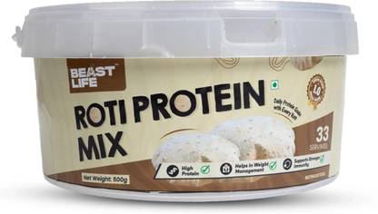 BeastLife Roti Protein Mix | For All Ages | Make Roti’s Protein Rich | Plant-Based Protein