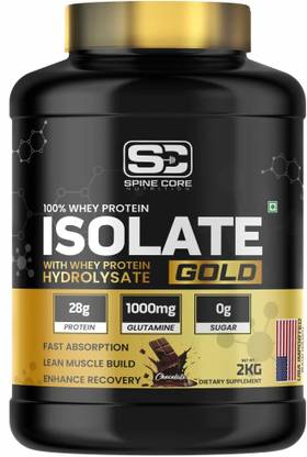 SPINECORE NUTRITION Whey Protein Isolate Powder/Supplement for Muscle Support & Recovery Whey Protein