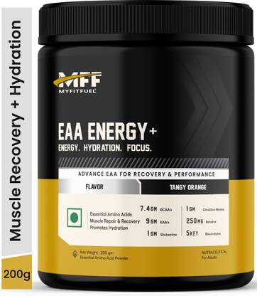 MyFitFuel EAA Plus (Essential Amino Acid) 200gm, Orange EAA (Essential Amino Acids)