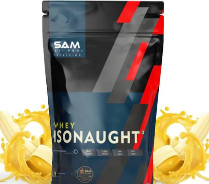 SAMFIT Isonaught Whey Protein Isolate - 28 Gram Protein per Scoop Whey Protein