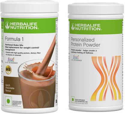 HERBALIFE Formula 1 nutritional shake mix -Chocolate 500gm and Protein powder 400gm Protein Blends