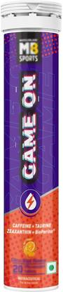 MUSCLEBLAZE Sports Game On Effervescent Tablets for Instant Hydration & Energy Pre Workout