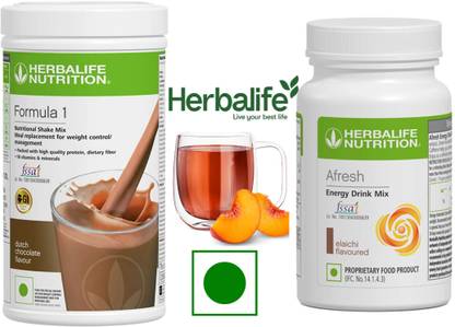 HERBALIFE Formula 1 Shake Mix 500g Afresh Energy Drink 50g Mix Protein Shake
