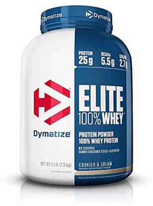 DYMATIZE Nutrition Elite 100% Protein Supplement Powder, Pre and Post Workout Whey Protein