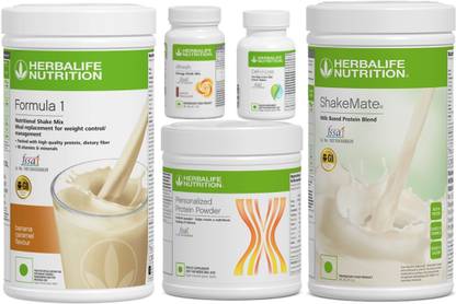 Herbalife Nutrition Formula 1 Shake Afresh Energy Drink Protein 200 g Shakemate Cell u loss Tablets Protein Shake