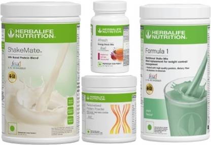 HERBALIFE Shake Paan Flavour, Afresh Kashmir Kahwa powder 200g.Shakemate Protein Shake Protein Shake