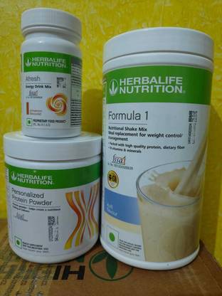 Herbalife Nutrition FORMULA 1 VANILLA SHAKE MIX AND PROTEIN POWDER200GM AND AFRESH CINNAMON Protein Shake