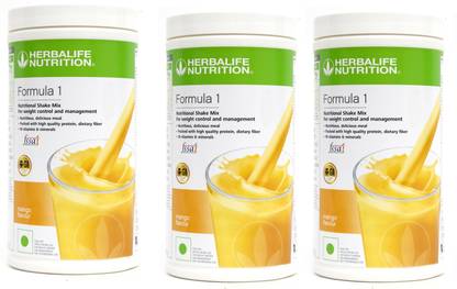 HERBALIFE Formula 1 Mango combo (pack of 3 X 500 gm) Protein Shake