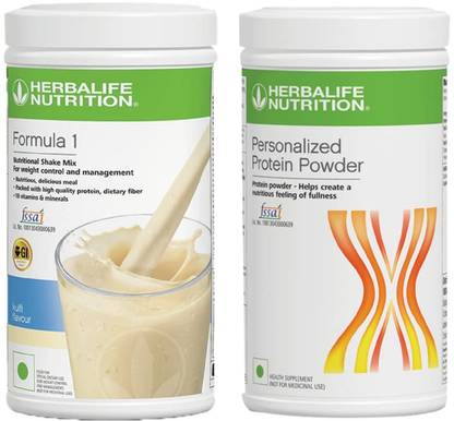 Herbalife Nutrition F1 Kulfi 500gm + Protein Powder 400gm Plant-Based Protein (900 g, Pack of 2) Protein Blends