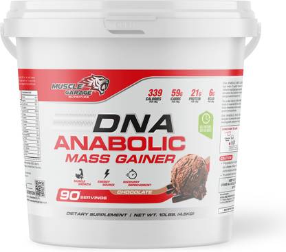 Muscle Garage DNA ANABOLIC MASS GAINER 4.5KG 90 SERVING Weight Gainers/Mass Gainers