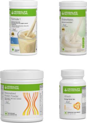 Herbalife Nutrition F1 SHAKE MIX-KULFI.SHAKE MATE.PROTEIN POWDER AND GINGER (PACK OF 4) Protein Shake