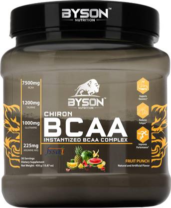 Byson Nutrition Chiron BCAA 450 Grams Powder Supplement Pre/Post Workout Energy Drink BCAA