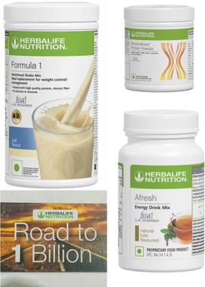 HERBALIFE Formula 1 Kulfi , PP Powder 200 G , Afresh Energy Mix - Tulsi Protein Shake
