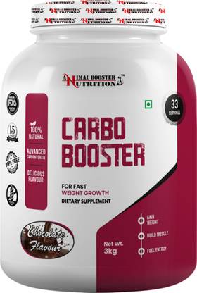 Animal Booster Nutrition Carbo Booster 3kg Weight Gainers/Mass Gainers