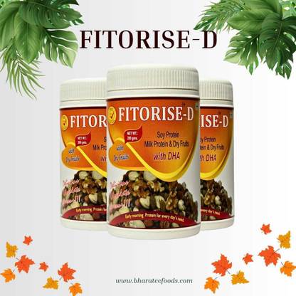 Bharatee Foods FITORISE-D(PACK OF 3) Protein Blends