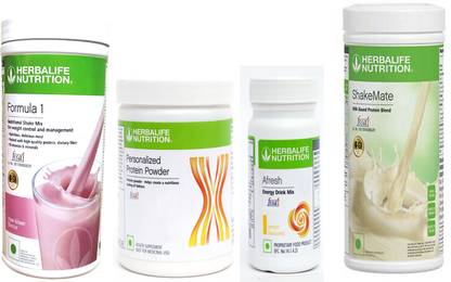 HERBALIFE FORMULA1ROSEKHEER500PROTIEN 200GAFRESH ENERGY DRINK LEMON 50 G SHAKEMATE 500 G Protein Shake